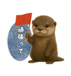 【家族連絡】カワウソ（個別スタンプ：6）