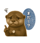 【家族連絡】カワウソ（個別スタンプ：31）