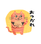ボーダー猫 よく使う言葉（個別スタンプ：10）