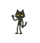 けだるい黒猫★けっだるニャン（個別スタンプ：1）
