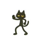 けだるい黒猫★けっだるニャン（個別スタンプ：3）