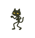 けだるい黒猫★けっだるニャン（個別スタンプ：4）