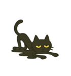 けだるい黒猫★けっだるニャン（個別スタンプ：5）