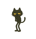 けだるい黒猫★けっだるニャン（個別スタンプ：10）