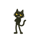 けだるい黒猫★けっだるニャン（個別スタンプ：11）