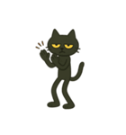 けだるい黒猫★けっだるニャン（個別スタンプ：12）