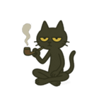 けだるい黒猫★けっだるニャン（個別スタンプ：13）