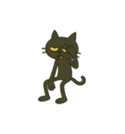 けだるい黒猫★けっだるニャン（個別スタンプ：15）