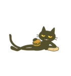けだるい黒猫★けっだるニャン（個別スタンプ：20）