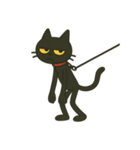けだるい黒猫★けっだるニャン（個別スタンプ：33）