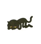 けだるい黒猫★けっだるニャン（個別スタンプ：35）