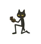 けだるい黒猫★けっだるニャン（個別スタンプ：39）