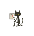 けだるい黒猫★けっだるニャン（個別スタンプ：40）