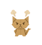 折り紙ねこ：こころのきもち（個別スタンプ：10）