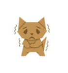 折り紙ねこ：こころのきもち（個別スタンプ：12）