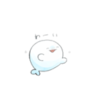 ゆるシロイルカスタンプ（個別スタンプ：24）
