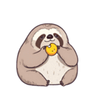 鳥とナマケモノ（個別スタンプ：4）
