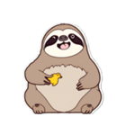 鳥とナマケモノ（個別スタンプ：10）