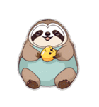 鳥とナマケモノ（個別スタンプ：12）