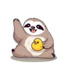 鳥とナマケモノ（個別スタンプ：15）