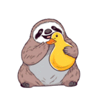 鳥とナマケモノ（個別スタンプ：31）