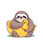 鳥とナマケモノ（個別スタンプ：33）