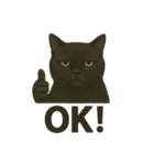 猫シュールOK！スタンプ（個別スタンプ：3）