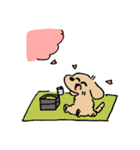 春のあしのみじかいいぬ（個別スタンプ：2）