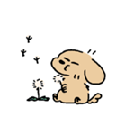春のあしのみじかいいぬ（個別スタンプ：4）