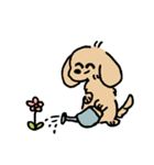 春のあしのみじかいいぬ（個別スタンプ：7）