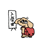 春のあしのみじかいいぬ（個別スタンプ：9）