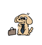 春のあしのみじかいいぬ（個別スタンプ：11）