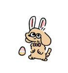 春のあしのみじかいいぬ（個別スタンプ：24）
