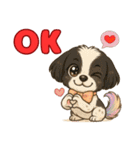 私の家族のシーズー犬 5（個別スタンプ：12）