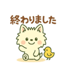 【しろいぬ】何度でも使える日常会話（個別スタンプ：14）