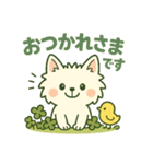 【しろいぬ】何度でも使える日常会話（個別スタンプ：19）