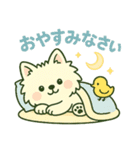 【しろいぬ】何度でも使える日常会話（個別スタンプ：27）