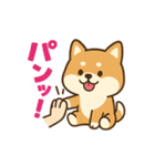 音を立てるデフォルメワンコたち（個別スタンプ：4）