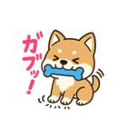音を立てるデフォルメワンコたち（個別スタンプ：17）