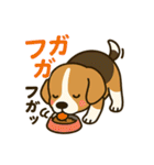 音を立てるデフォルメワンコたち（個別スタンプ：32）