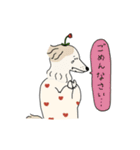 ボルゾイさんとネズミさんの日常（個別スタンプ：4）