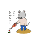 ボルゾイさんとネズミさんの日常（個別スタンプ：21）