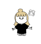 金髪彼女に着てほしいコーデ（日常ver）（個別スタンプ：7）