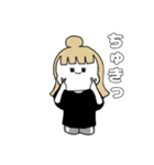金髪彼女に着てほしいコーデ（日常ver）（個別スタンプ：8）