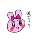 日常で使える可愛いうさぎさんスタンプ♡2（個別スタンプ：5）