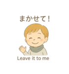手描き水彩感情シリーズ（個別スタンプ：3）