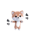 踊る♪ほんわか柴犬（個別スタンプ：16）