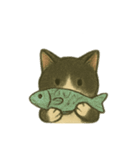 白黒猫の気持ちm（個別スタンプ：4）