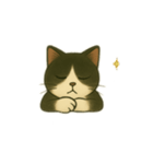 白黒猫の気持ちm（個別スタンプ：8）