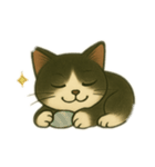 白黒猫の気持ちm（個別スタンプ：9）